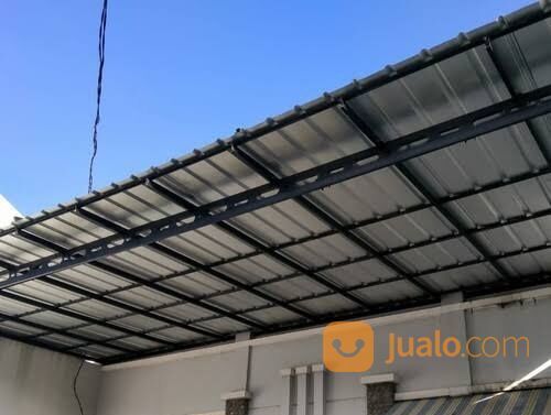 Kanopi besi hollo & pintu pagar besi hollo