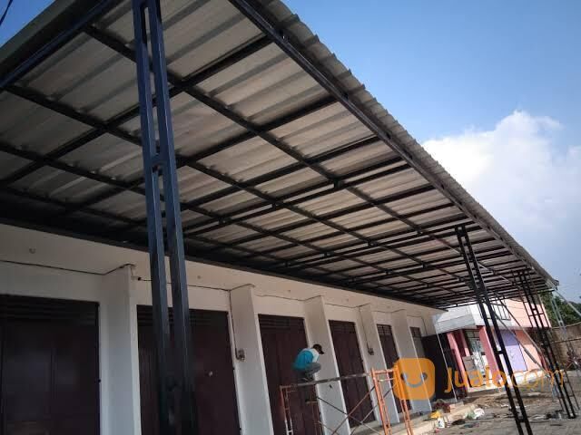 Kanopi besi hollo & pintu pagar besi hollo