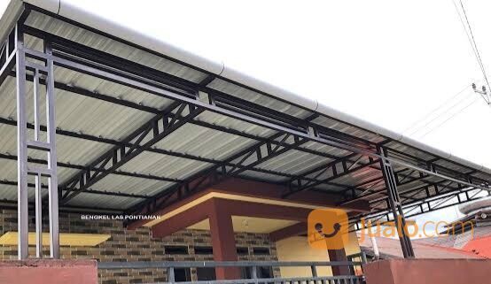 Kanopi besi hollo & pintu pagar besi hollo