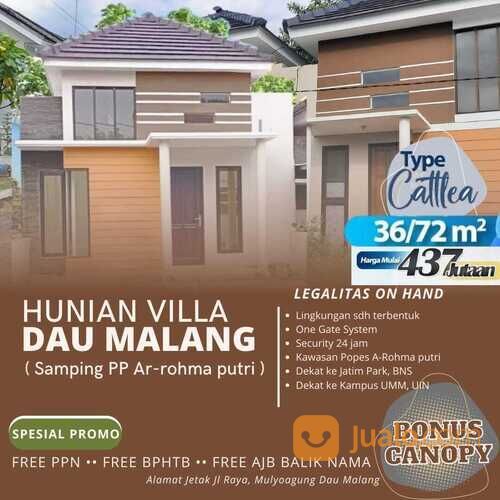 Rumah dekat Pondok Ar-Rohmah Dau Royal Orchid