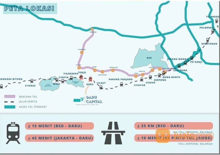 Daru Capital Tanpa BI checking dekat stasiun Daru