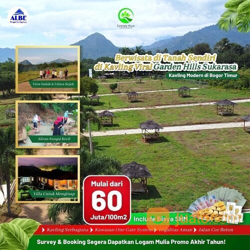 Investasi Tanah Murah Surat Sudah SHM dan View Pegunungan Indah di Bogor Timur