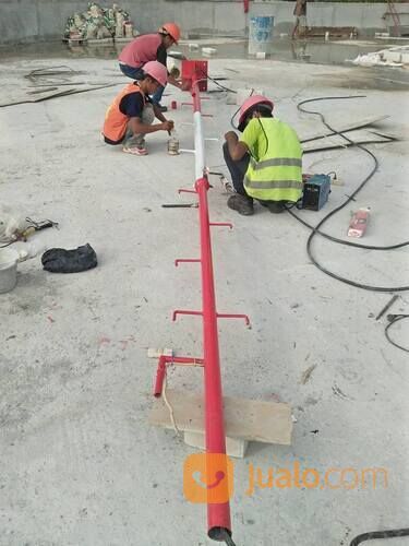 AHLINYA pasang PENANGKAL PETIR DAN SERTIFIKAT K3 DISNAKER MAGELANG