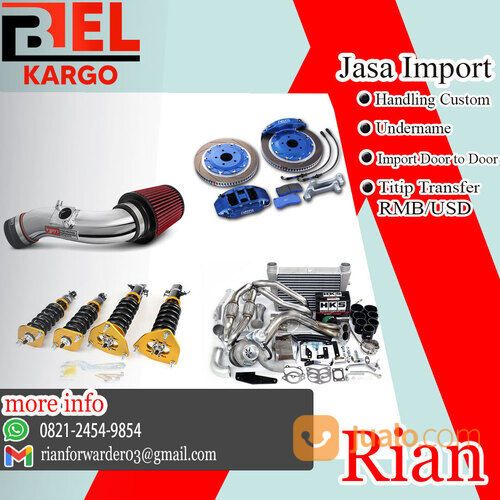 Jasa Import Spare Part Mesin Mobil | Jastip Transfer USD | Bel Kargo | 08118603104
