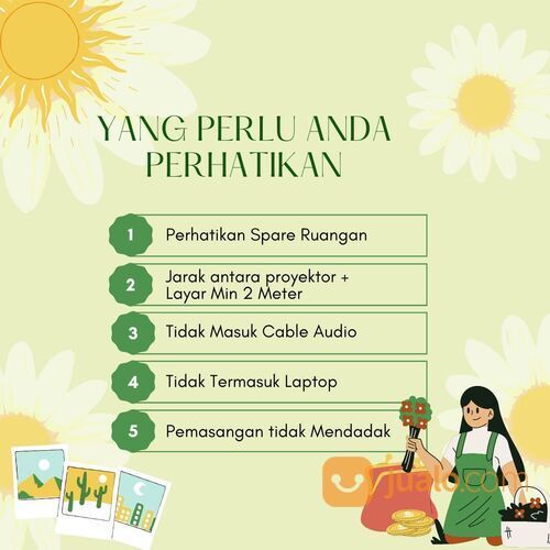 Sewa layar ohp epson lengkap dengan layar di pekanbaru berapa