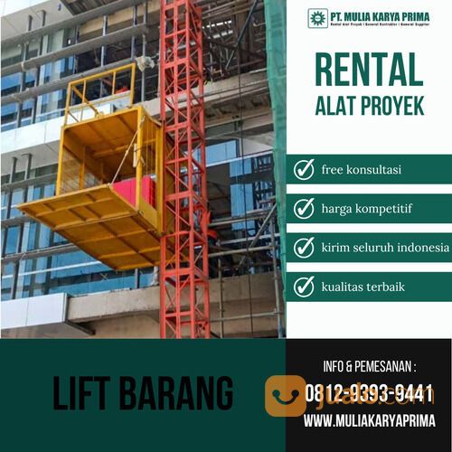 Sewa Lift Barang Kendari Kapasitas 1&4 Ton Spesifikasi Single/Double Cabin