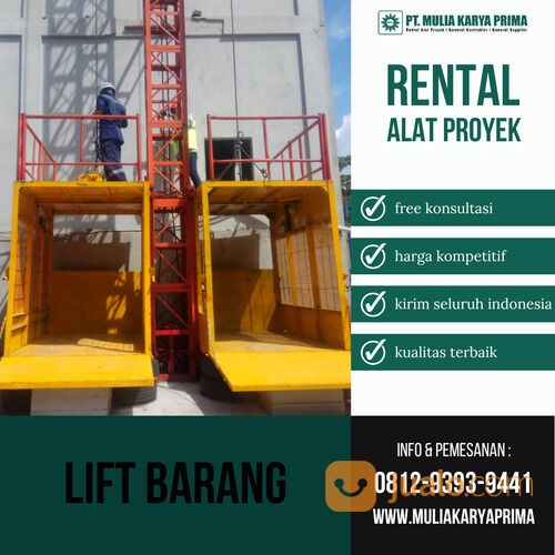 Sewa Lift Barang Morowali Kapasitas 1&4 Ton Spesifikasi Single/Double Cabin
