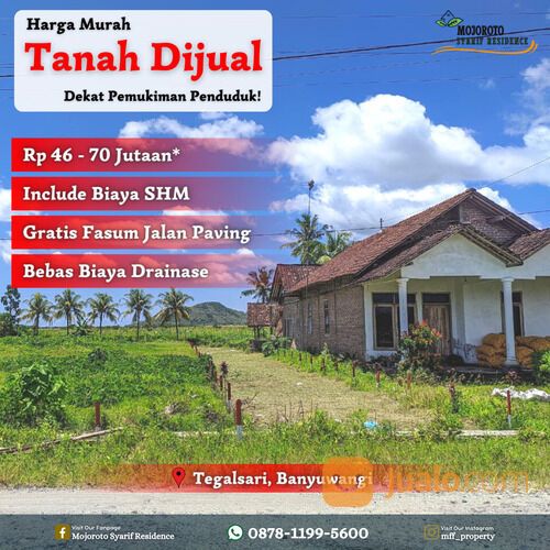 TANAH MURAH DAERAH BANYUWANGI