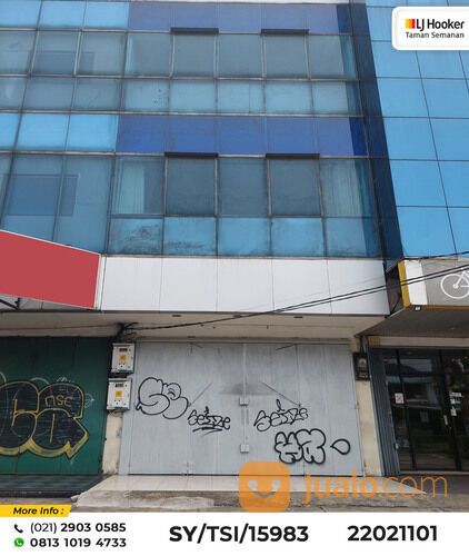 (TSI/15983) Ruko Meruya Ilir Raya, Kebon Jeruk, 4.5x24 m², 3 Lt, HGB