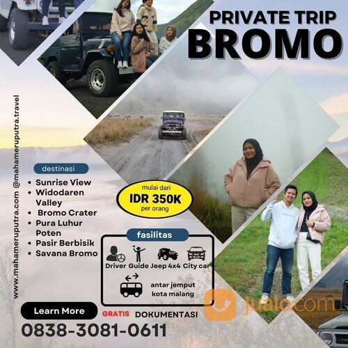 Private Tour Bromo - Harga Terjangkau - Mahameru Putra Tour & Travel