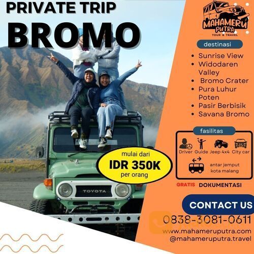 Private Tour Bromo - Harga Terjangkau - Mahameru Putra Tour & Travel