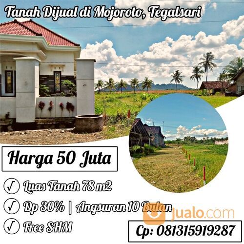 Tanah Harga 50 Juta di Tegalsari