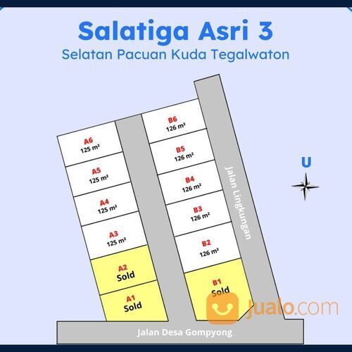 kavling murah salatiga dekat pacuan kuda tegalwaton