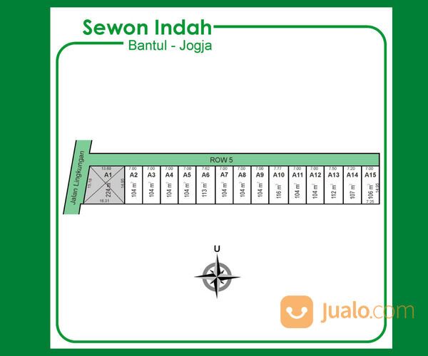 Jl.Imogiri Barat km 6, Tanah Kavling Sewon Bantul