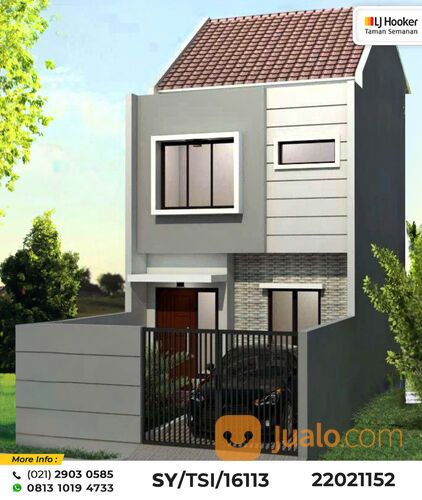 (TSI/16113) Rumah Puri Metland, Cipondoh, 5x15 m², 2 Lt, SHM