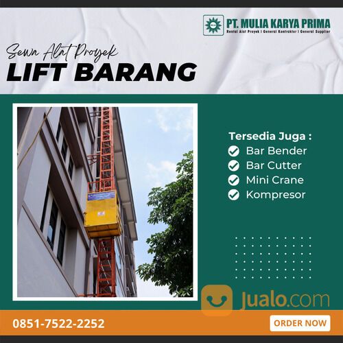 Sewa/Rental Lift Barang Tarakan- PT. MULIA KARYA PRIMA