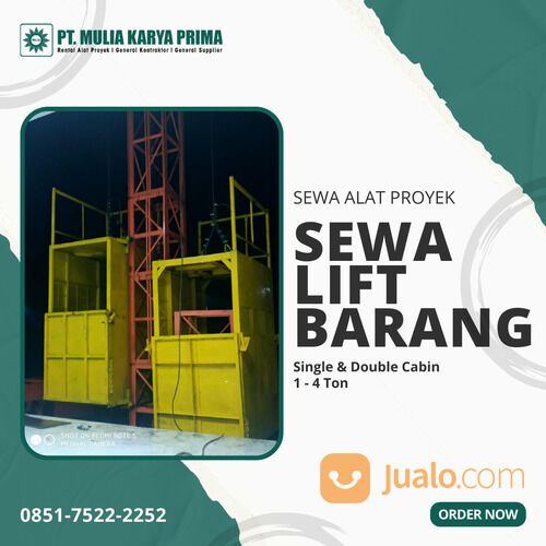 Sewa/Rental Lift Barang Tanjung Pinang- PT. MULIA KARYA PRIMA