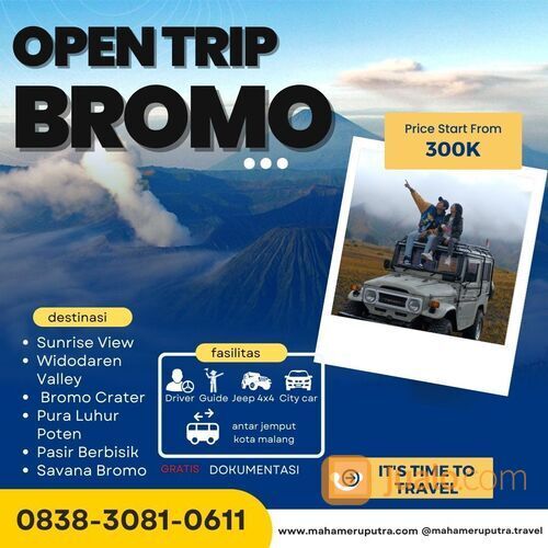 Open Trip Bromo - Paket Wisata Bromo Promo Akhir Tahun