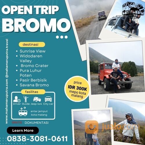Open Trip Bromo - Paket Wisata Bromo Promo Akhir Tahun