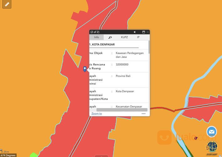Tanah Murah Di Jl Mahendradatta Dekat Pizza Hut Cocok Untuk Gudang