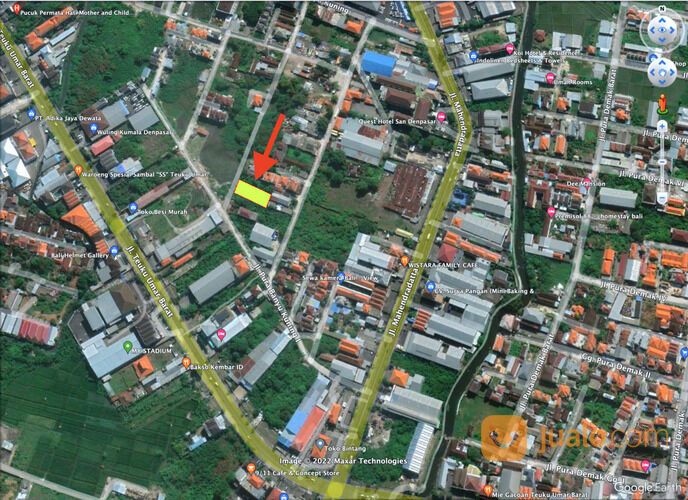 Tanah Murah Di Jl Mahendradatta Dekat Pizza Hut Cocok Untuk Gudang