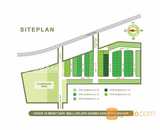 Rumah dibawah 1M Kelapa Gading Jakarta Utara