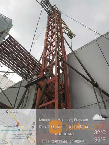 SEWA HOIST CRANE BREBES, LIFT BARANG, BAR BENDER, BAR CUTTER, KOMPRESSOR, BUCKET COR, MINI CRANE