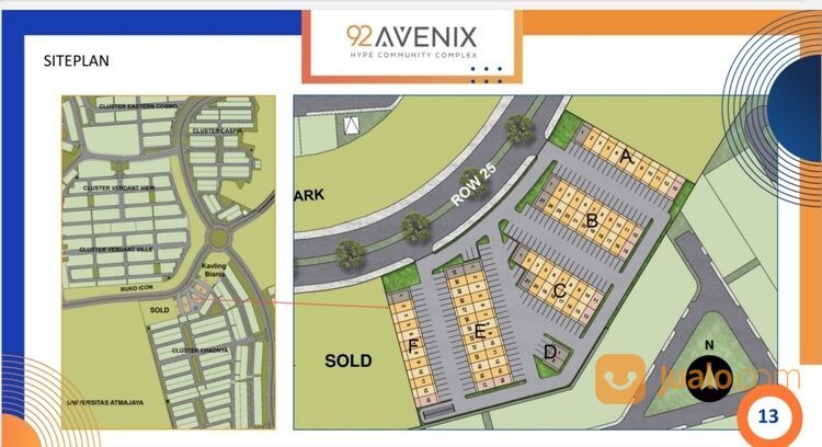 Ruko Hook 92 Avenix Atmajaya BSD city siap pakai strategis samping kampus