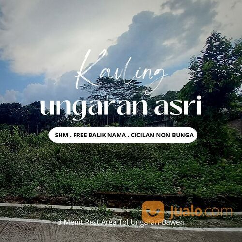 Tanah Murah Ungaran, SHM 3 Menit Rest Area Tol Ungaran-Bawen