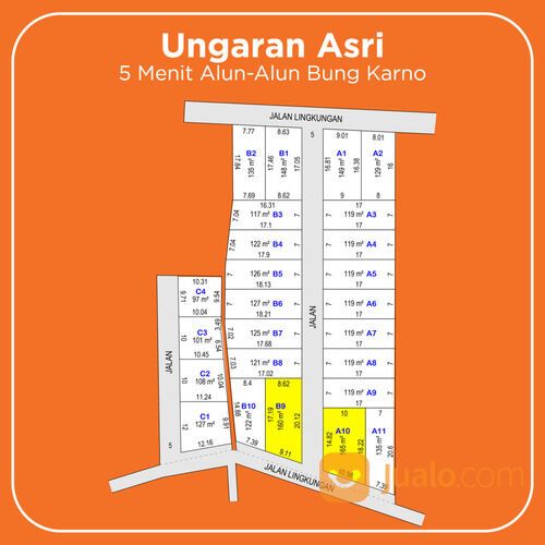 Tanah Murah Ungaran, SHM 3 Menit Rest Area Tol Ungaran-Bawen