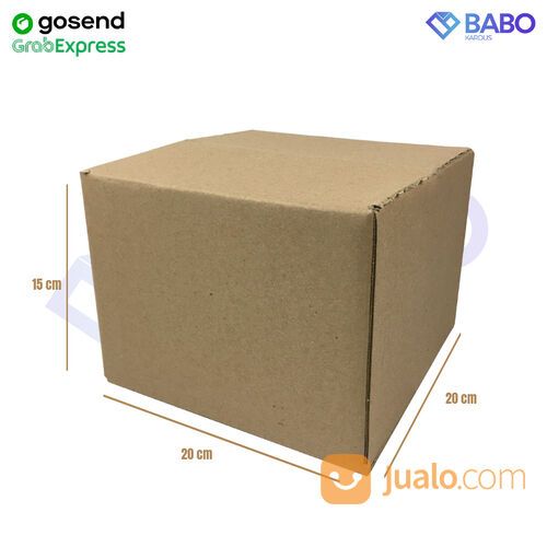 Kardus Polos Box Karton Murah 20 x 20 x 15