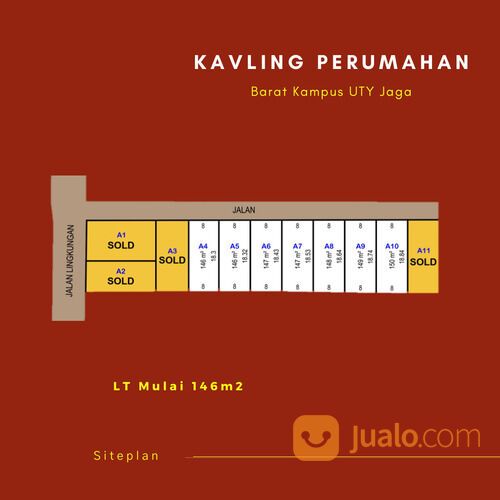 Dalam Ring-road Jogja, 3 Menit Kampus UTY, Standar Perumahan: SHM P