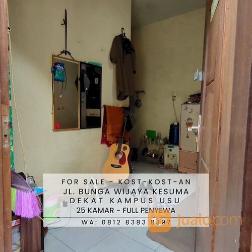 KOST-KOSTAN DI JALAN BUNGA WIJAYA KESUMA DEKAT KAMPUS USU PADANG BULAN MEDAN