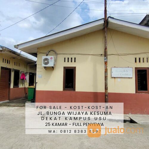 KOST-KOSTAN DI JALAN BUNGA WIJAYA KESUMA DEKAT KAMPUS USU PADANG BULAN MEDAN