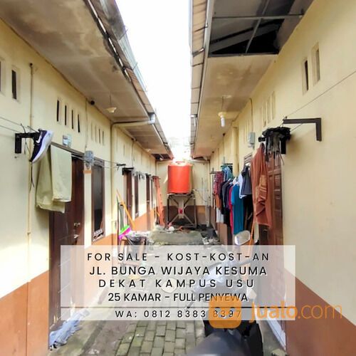 KOST-KOSTAN DI JALAN BUNGA WIJAYA KESUMA DEKAT KAMPUS USU PADANG BULAN MEDAN