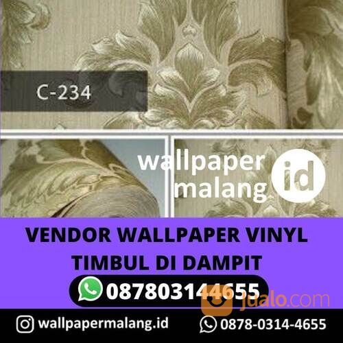 VENDOR WALLPAPER VINYL TIMBUL DI DAMPIT