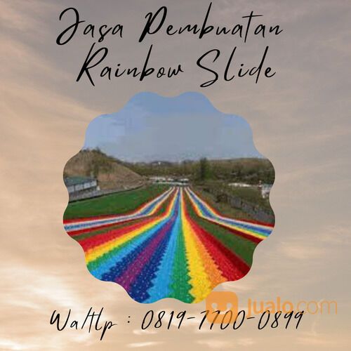 Pembuatan Perosotan pelangi di Banda Aceh