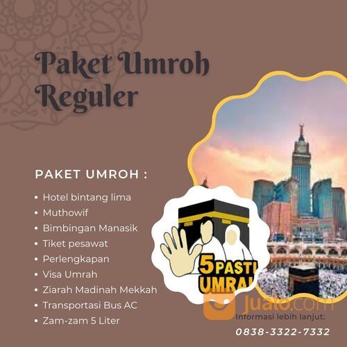 (BERIZIN RESMI), Biaya Umroh 2023 Semarang O838-3322-7332