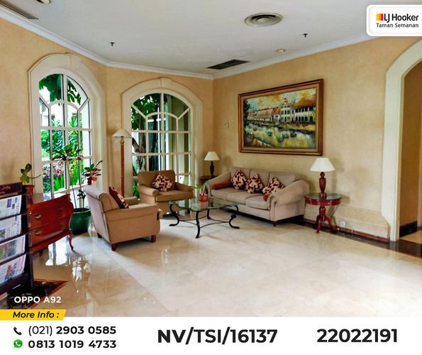 (TSI/16137) Apartemen Kedoya Elok, Tower Selatan, Kebon Jeruk, 152 m², Lt. 17, SHM