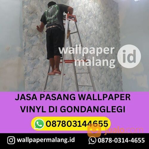 JASA PASANG WALLPAPER VINYL GONDANGLEGI
