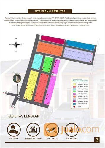 Rumah Subsidi Minimalis 1 Lantai Dekat Cemorokandang Malang