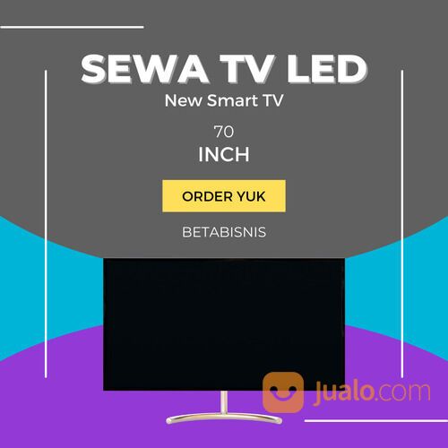 RENTAL TV LED 70 INCH UNTUK ACARA RAPAT KANTOR