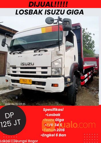 Losbak Isuzu Giga FVR 34 S Tahun 2016