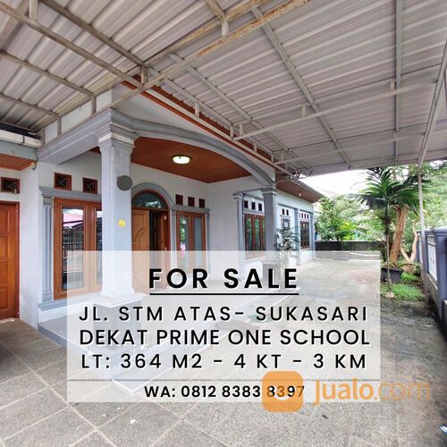 DEKAT PRIME ONE SCHOOL - RUMAH SECONDARY - BELAKANG WIEGO TRITURA SUKASARI STM ATAS MEDAN
