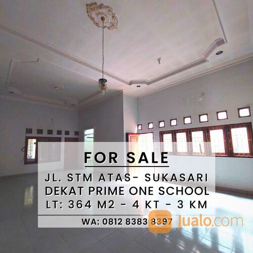 DEKAT PRIME ONE SCHOOL - RUMAH SECONDARY - BELAKANG WIEGO TRITURA SUKASARI STM ATAS MEDAN