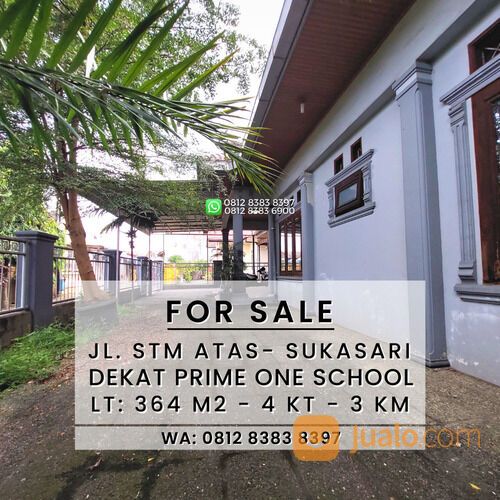 DEKAT PRIME ONE SCHOOL - RUMAH SECONDARY - BELAKANG WIEGO TRITURA SUKASARI STM ATAS MEDAN