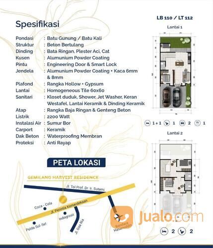 RUMAH 2 LANTAI GIGIT JALAN PERINTIS KEMERDEKAAN MAKASSAR