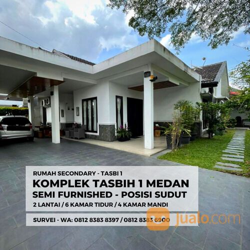 KOMPLEK TASBI 1 MEDAN - RUMAH SECONDARY - 2 LANTAI - SEMI FURNISHED