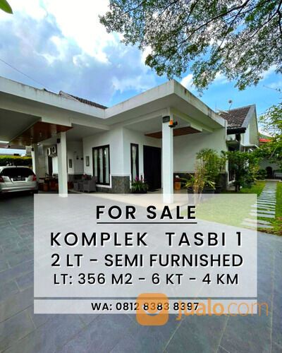 KOMPLEK TASBI 1 MEDAN - RUMAH SECONDARY - 2 LANTAI - SEMI FURNISHED