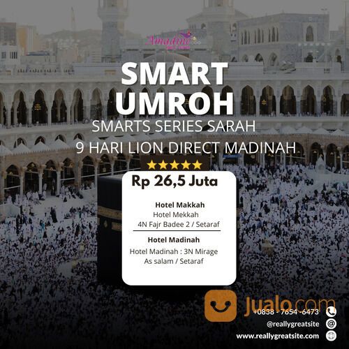 Umroh Plus Turki Maktour SMARTS UMROH HARGA TERBAIK, Hub: 0838-7654-6473